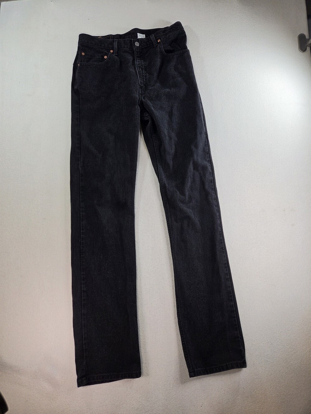 Levi’s 505 Black Jeans 34x36 Y2K Vintage - Picture 4 of 8
